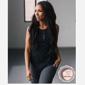 ZYIA black Effortless Tank